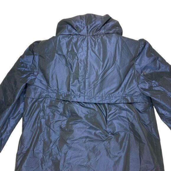 Allen Schwartz ABS Silver Label Puff Jacket Womens Size Medium Blue Elegant Coat - Picture 7 of 16